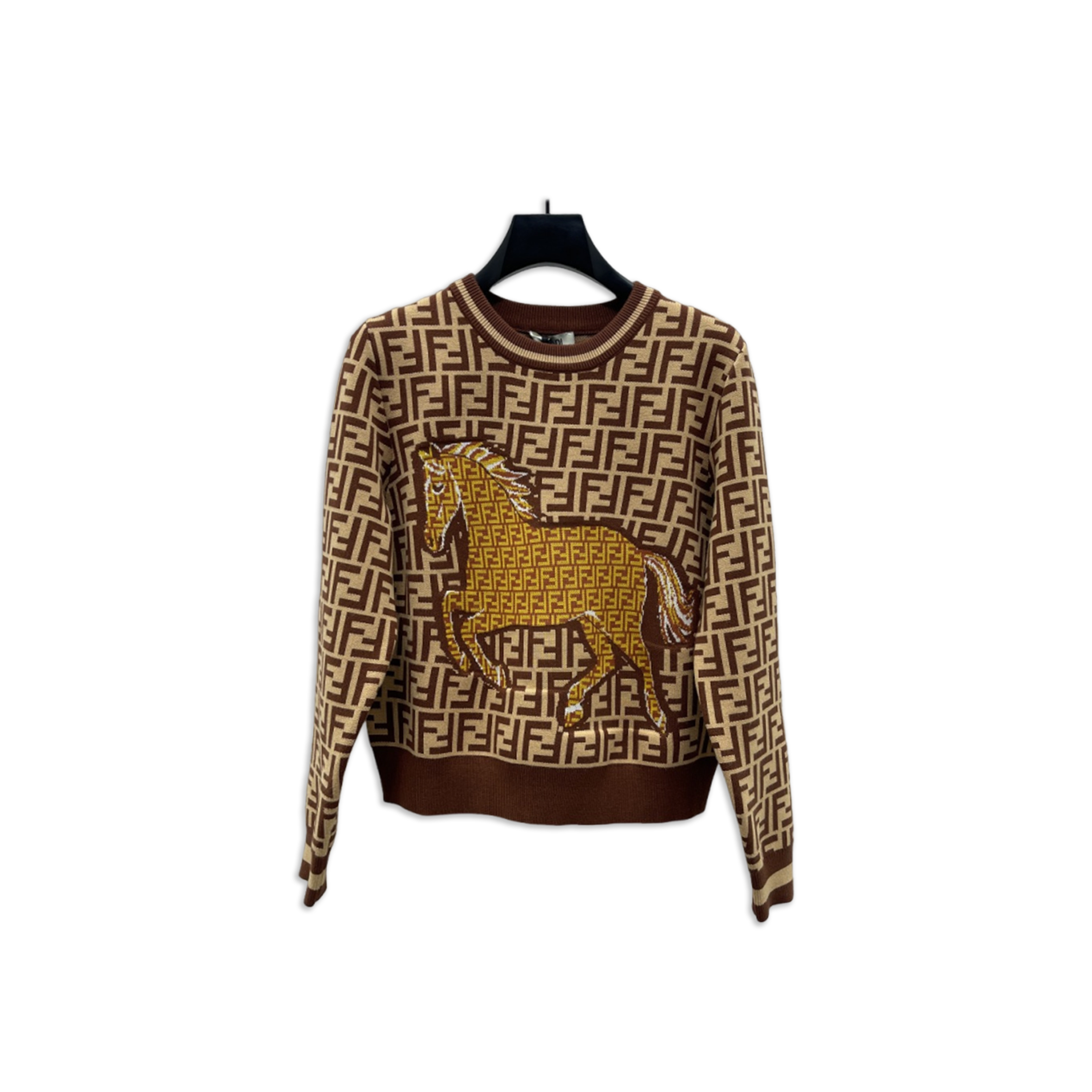 F**di ff crew neck pullover sweater
